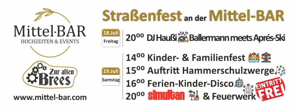 Banner PIC Straßenfest 2025